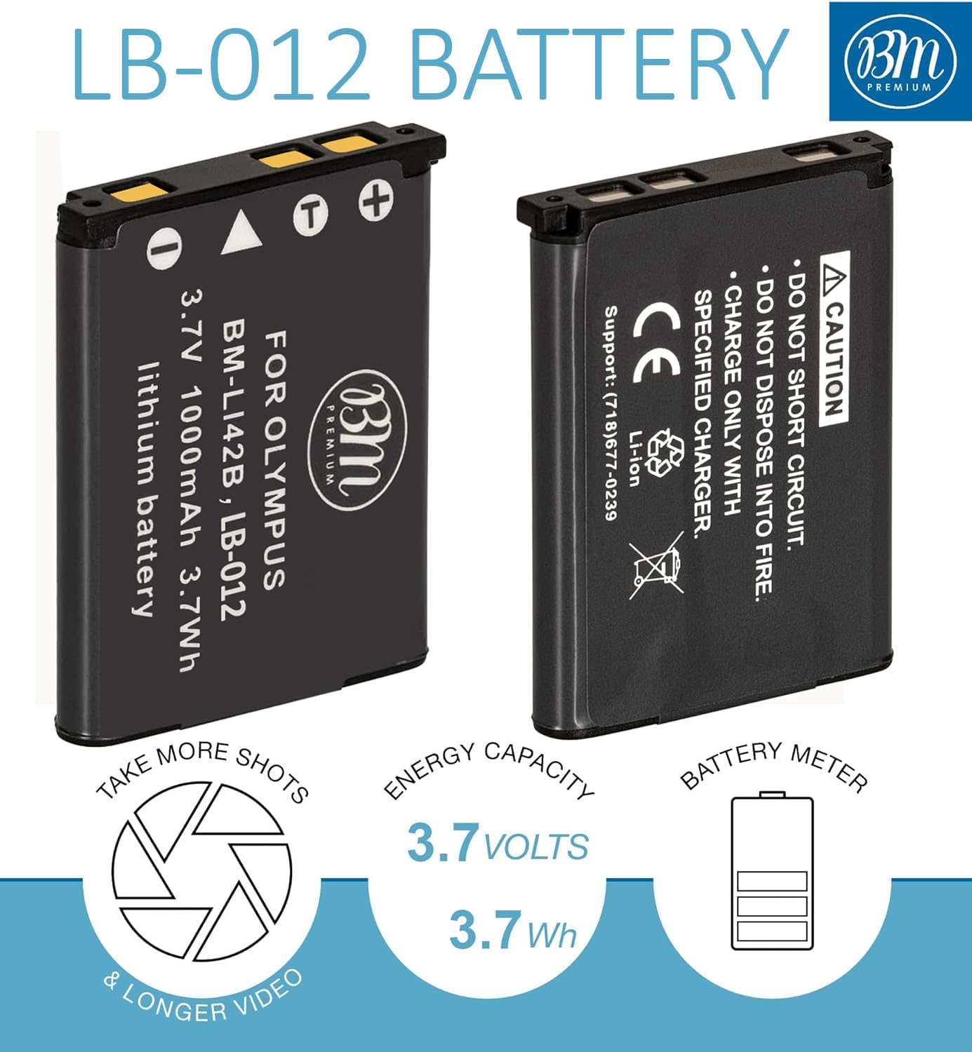 0122　爆電力❗12V 50Ah インフォリチウム電池 BMS搭載 電動ボート Amazon.com : BM Premium LB-012 Battery and Battery Charger for